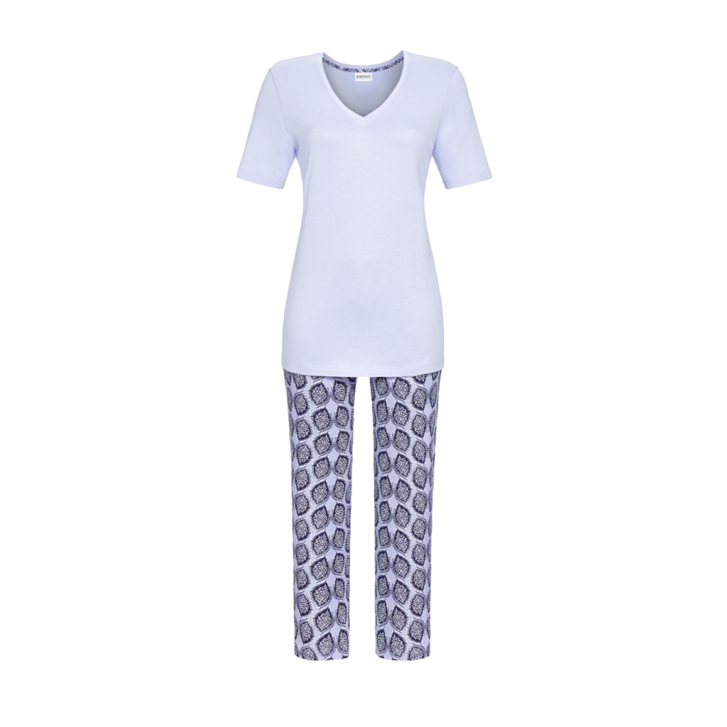 Ringella Dames Pyjama Met V Hals En 78 Broek Woody Webshop Formosa Textiel 